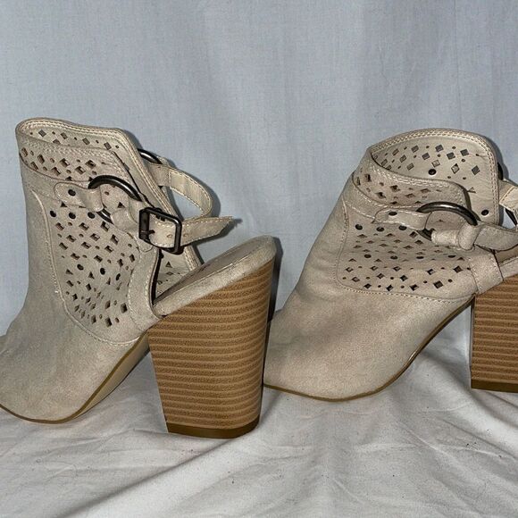 Just fad open toe sling back wide heal - Picture 9 of 12